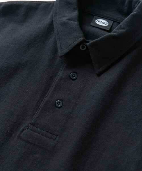 「FREAK'S STORE」 半袖ポロシャツ MEDIUM チャコールグレー メンズ_画像6
