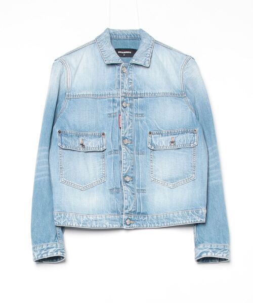 ディースクエアード  デニム　gジャン DSQUARED2（ディースクエアード） デニムジャケット DAN JEAN JACKET
