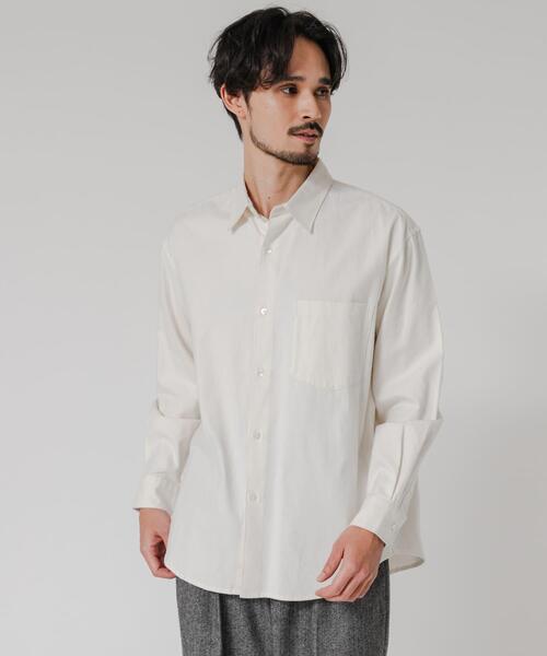 アーバンリサーチ ホワイトシャツ URBAN RESEARCH（アーバンリサーチ） シャツ 「UR TECH」Brushed