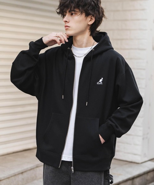 KANGOL（カンゴール） パーカー 別注コラボオーバーサイズ裏起毛ロゴ