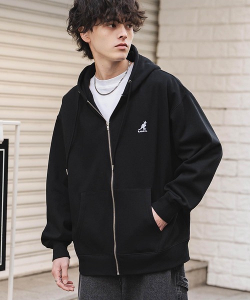 KANGOL（カンゴール） パーカー 別注コラボオーバーサイズ裏起毛ロゴ