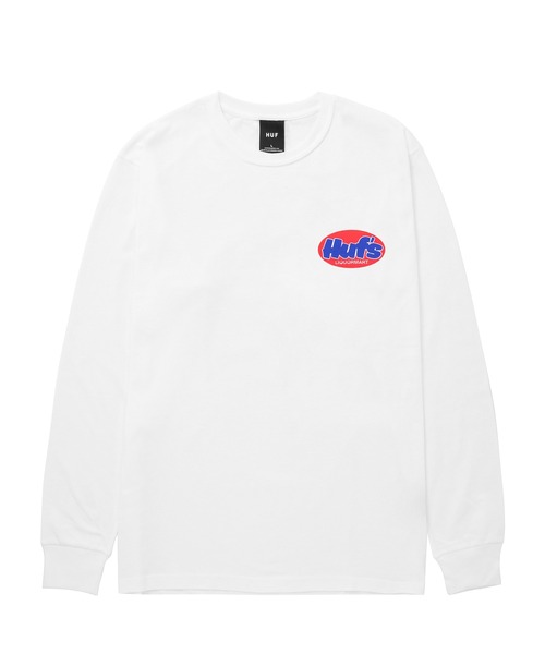 「HUF」 長袖Tシャツ X-LARGE ホワイト メンズ_画像2