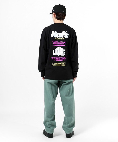 「HUF」 長袖Tシャツ X-LARGE ホワイト メンズ_画像5