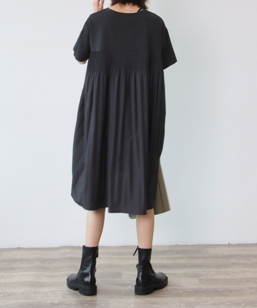 「TITE IN THE STORE」 半袖カットソー 38 グレー レディース_画像8