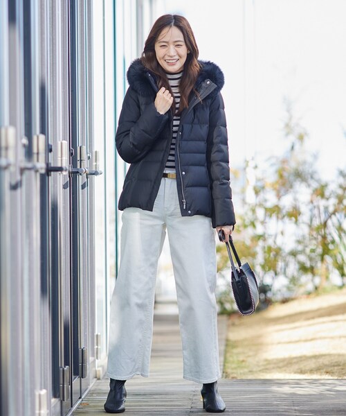 INDIVI（インディヴィ） ダウンコート ダウンジャケット 「名品／撥水