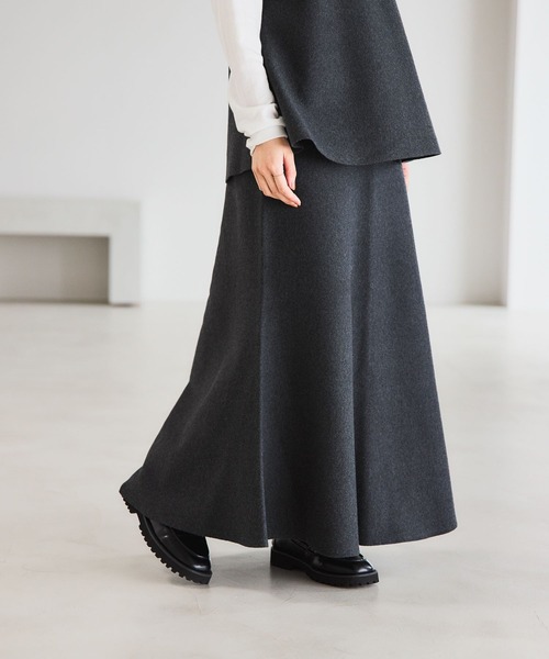 studio CLIP（スタディオクリップ） スカート 12ゲージニットフレア
