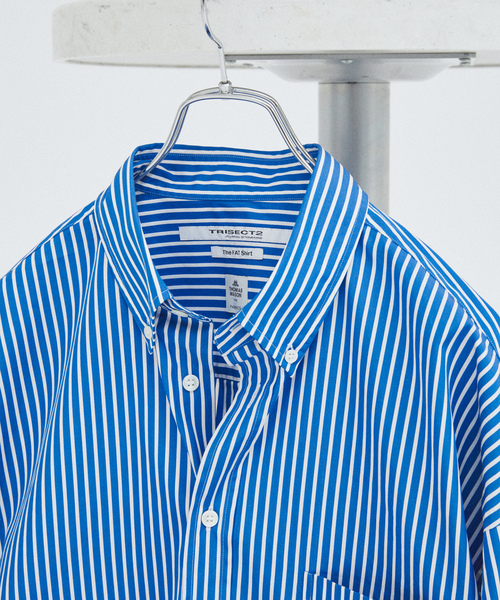 「JOURNAL STANDARD」 半袖シャツ SMALL ライトブルー メンズの画像