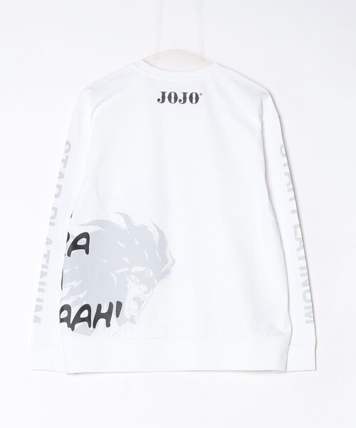 ジョジョ展 Tシャツ ジョジョの奇妙な冒険 ホワイト Lサイズ 未使用 TIGORA（ティゴラ） tシャツ 長袖Tシャツ アニメ「ジョジョの奇妙な