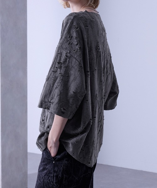 「Loose/ルース」 半袖Tシャツ M ブルー メンズ_画像4