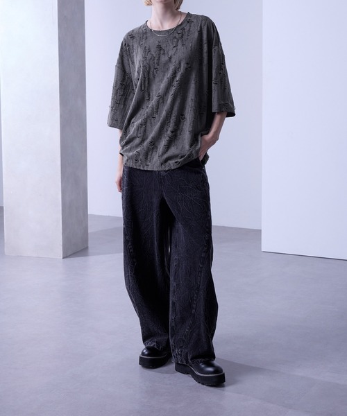 「Loose/ルース」 半袖Tシャツ M ブルー メンズ_画像7