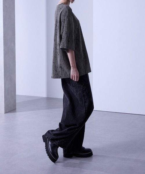 「Loose/ルース」 半袖Tシャツ M ブルー メンズ_画像8