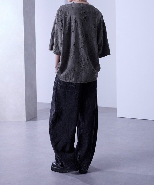 「Loose/ルース」 半袖Tシャツ M ブルー メンズ_画像9