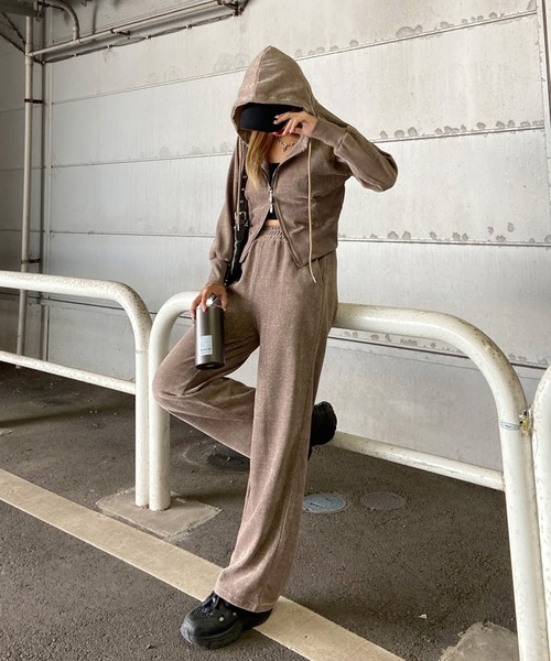 テッドベーカー2点　上下セットアップ non-hedge（ノンヘッジ） セットアップ ラメジップパーカーパンツ