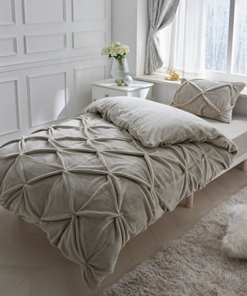ベッド 寝具 ダイヤタックフランネル枕カバー│43×63cm用「フルーエ