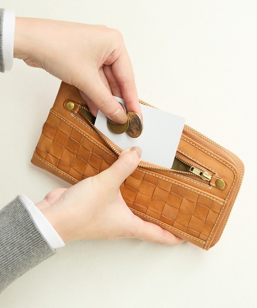 財布 レディース L字 スリム 薄マチ レザー 本革 : ZOZOTOWN Yahoo!店