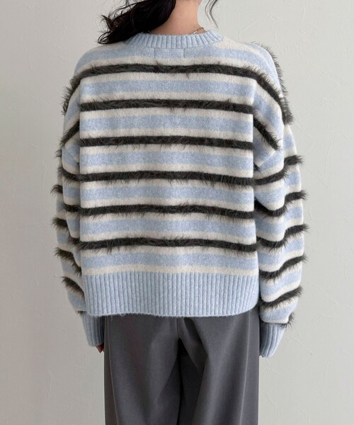 fredy emue（フレディエミュ） ニット セーター マルチボーダー