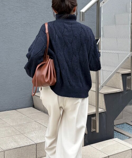 【美品】CAPRICIEUX LEMAGE ざっくりニット　セーター CAPRICIEUX LE'MAGE（カプリシューレマージュ） ニット ざっくりモヘア