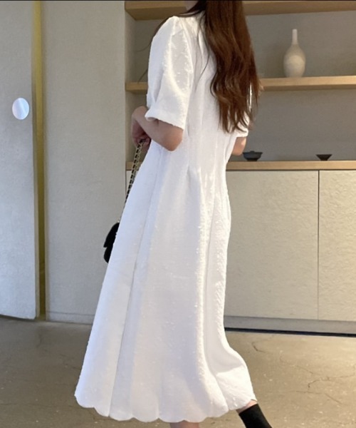 「FREE STYLISTS」 「LIMI」半袖ワンピース FREE ラベンダー レディース_画像2