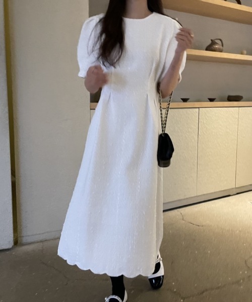 「FREE STYLISTS」 「LIMI」半袖ワンピース FREE ラベンダー レディース_画像4