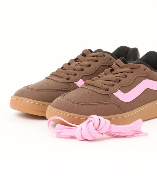 VANS（ヴァンズ） スニーカー BRAVO ブラボー V2740 S.GUM MOCHA/PINK