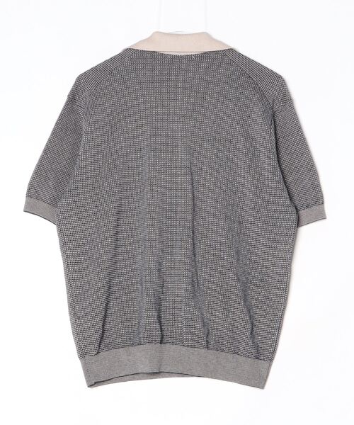 「UNITED ARROWS」 半袖ニット S ベージュ メンズの画像