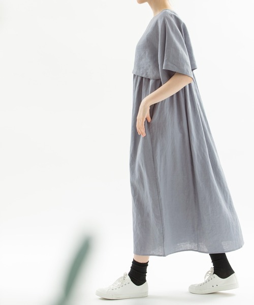 「nop de nod」 ノースリーブワンピース 3 ブラック レディース_画像4