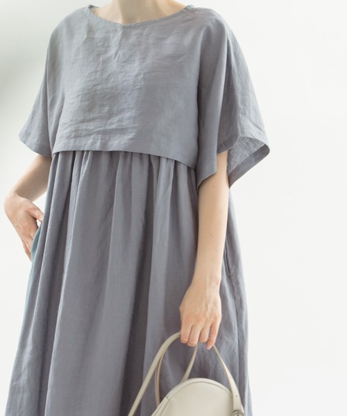 「nop de nod」 ノースリーブワンピース 3 ブラック レディース_画像7