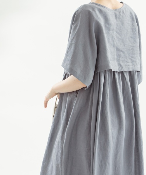 「nop de nod」 ノースリーブワンピース 3 ブラック レディース_画像8