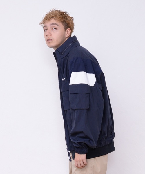 「SILAS」 ブルゾン X-LARGE ネイビー メンズ_画像6