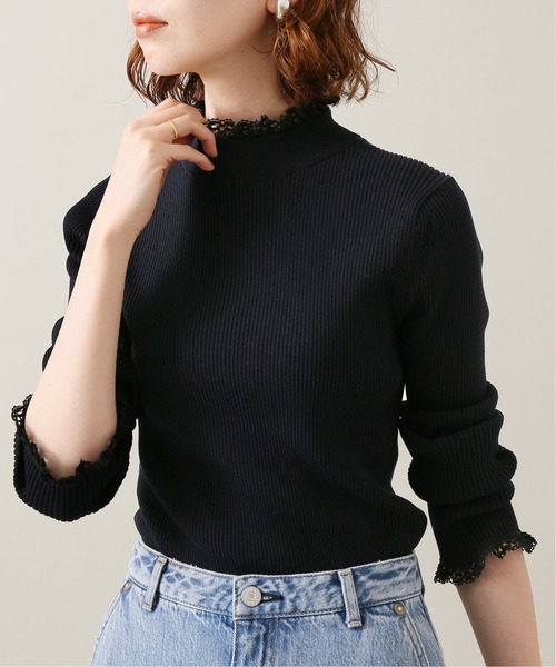 IENA（イエナ） 長袖ニット - ネイビー レディース : ZOZOTOWN Yahoo