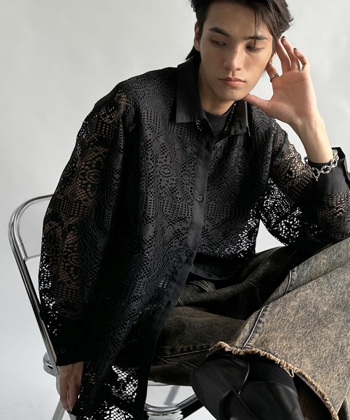 「classicalelf」 長袖ブラウス MEDIUM ブラック レディース_画像6