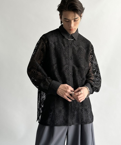 「classicalelf」 長袖ブラウス MEDIUM ブラック レディース_画像7