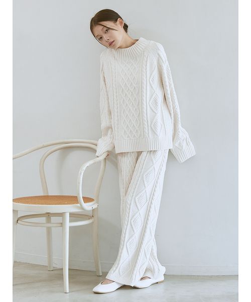 gelato pique（ジェラートピケ） パジャマ ルームウェア スフレアラン