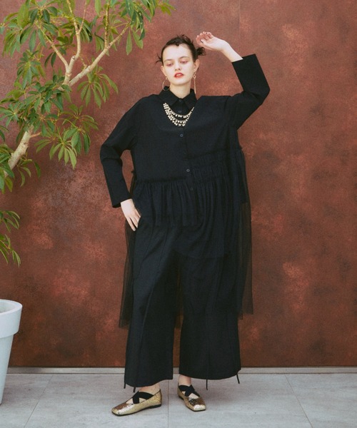 manana suerte（マニャーナスエルテ） 長袖ワンピース FREE ブラック