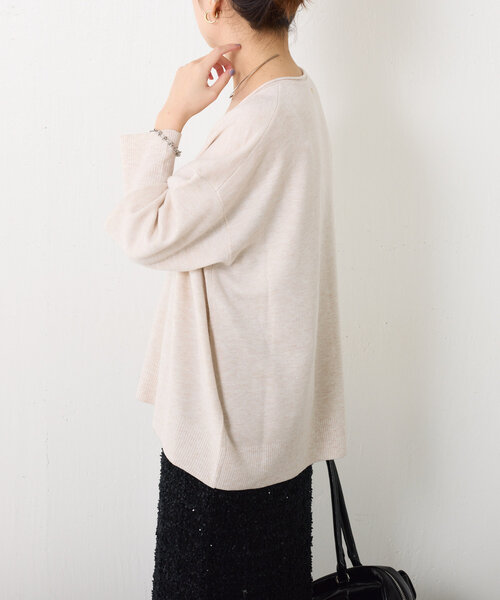 「COLLAGE GALLARDAGALANTE」 長袖ニット FREE ピンク レディースの画像5