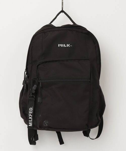 MILKFED. ブラックリュック MILKFED.（ミルクフェド） リュック ONE SIZE ブラック レディース