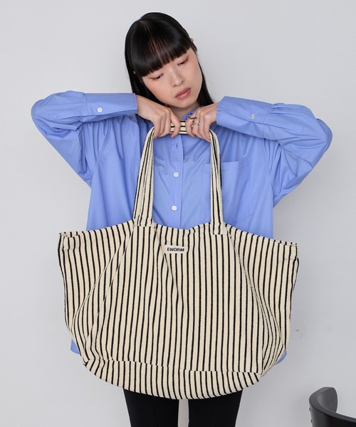forksy.（フォルクシー） トートバッグ 「forksy.」カラーストライプ