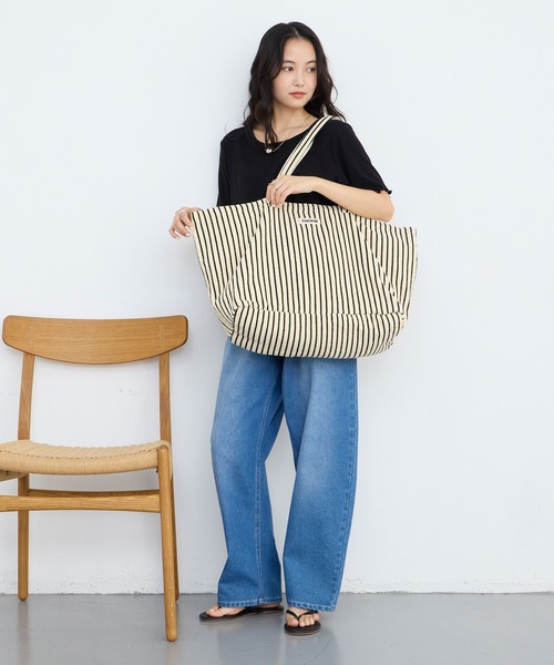forksy.（フォルクシー） トートバッグ 「forksy.」カラーストライプ