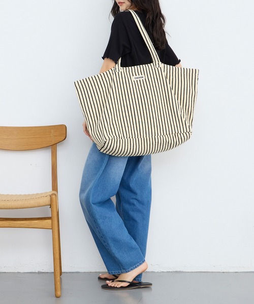 forksy.（フォルクシー） トートバッグ 「forksy.」カラーストライプ