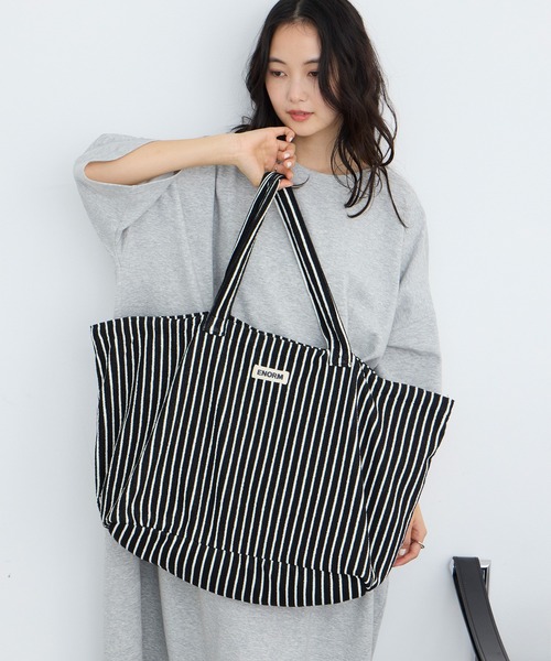 forksy.（フォルクシー） トートバッグ 「forksy.」カラーストライプ
