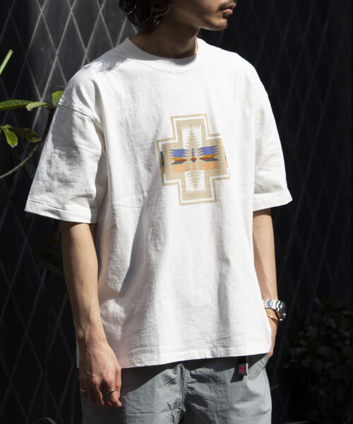 「PENDLETON」 半袖Tシャツ M ホワイト メンズ_画像5