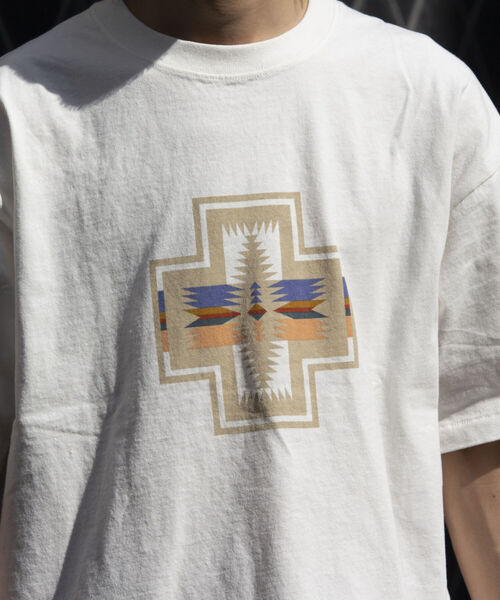 「PENDLETON」 半袖Tシャツ M ホワイト メンズ_画像7