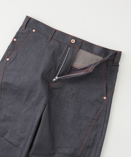 laid.b デニム　サイズ2 Blue room × Laid.B Dusk Ventilation Denim Pants (Size2) - blue room