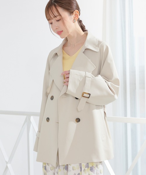 GLACIER lusso（グラシアルッソ） トレンチコート コート 「非フッ素撥
