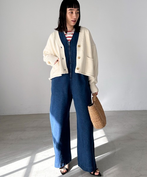 「DOUX ARCHIVES」 カーディガン FREE ラベンダー レディース_画像9