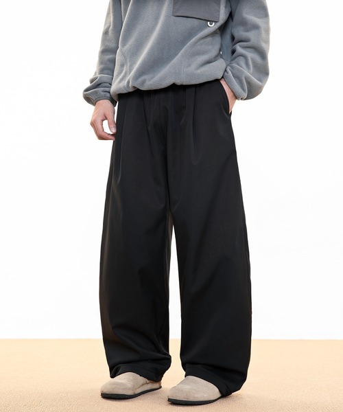 「JOHNNY WOLF」 イージーパンツ M カーキ メンズ_画像4