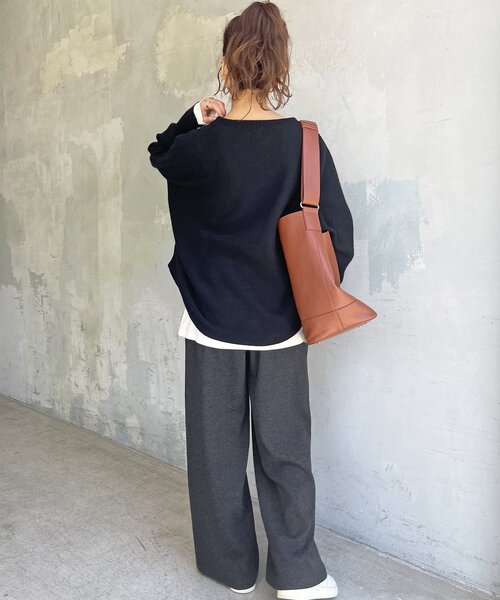 「Spick & Span」 長袖ニット FREE カーキ レディース_画像4