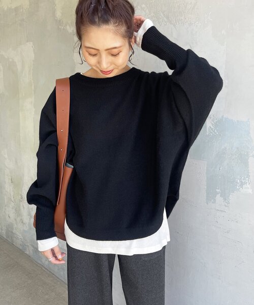 「Spick & Span」 長袖ニット FREE カーキ レディース_画像9