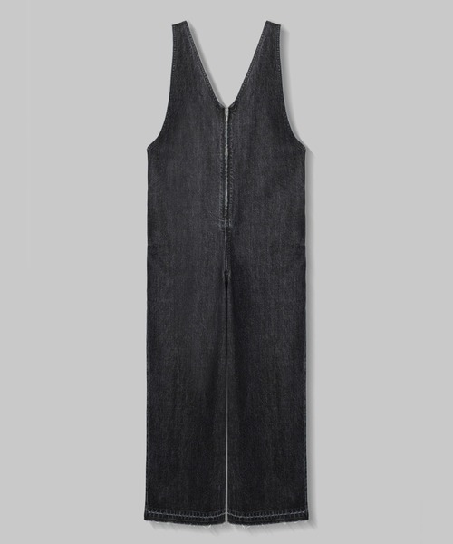 「O0u」 オーバーオール SMALL ブラック レディース_画像2