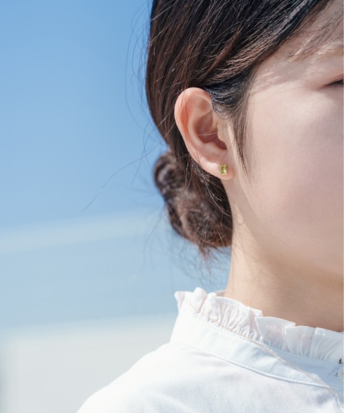 「Jewel closet by L&Co.」 ピアス（両耳用） 11月 クリアブルー レディース_画像5